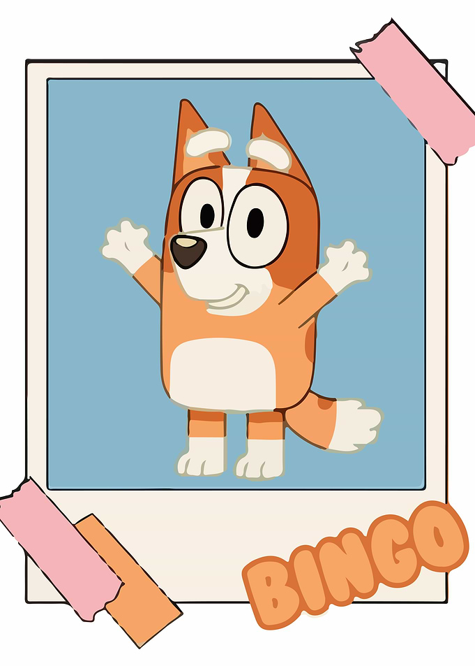 Bingo from Bluey Cartoon