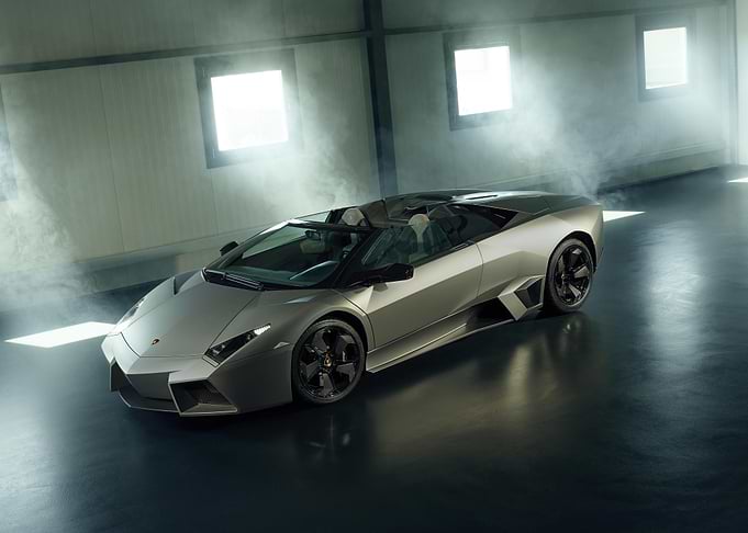 Lamborghini Reventon Roadster in a Hangar