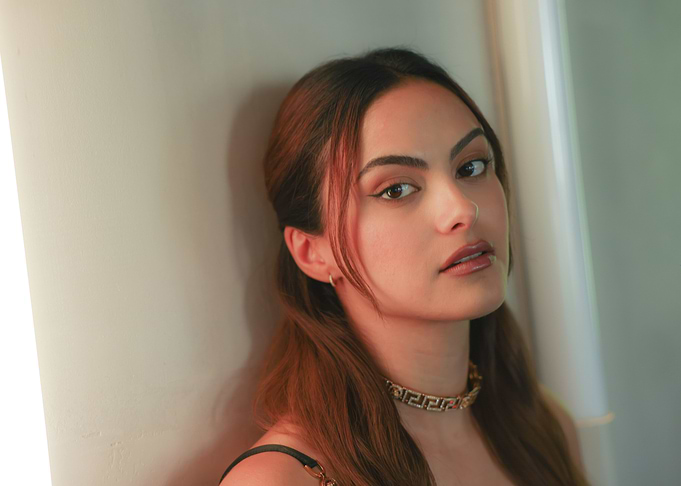 Camila Mendes Posing Against Wall