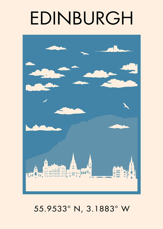 Edinburgh Skyline Coordinates