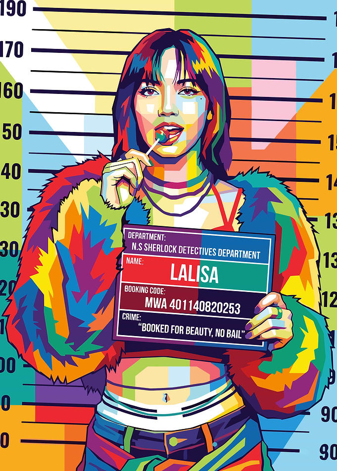 Pop Art Lalisa Mugshot