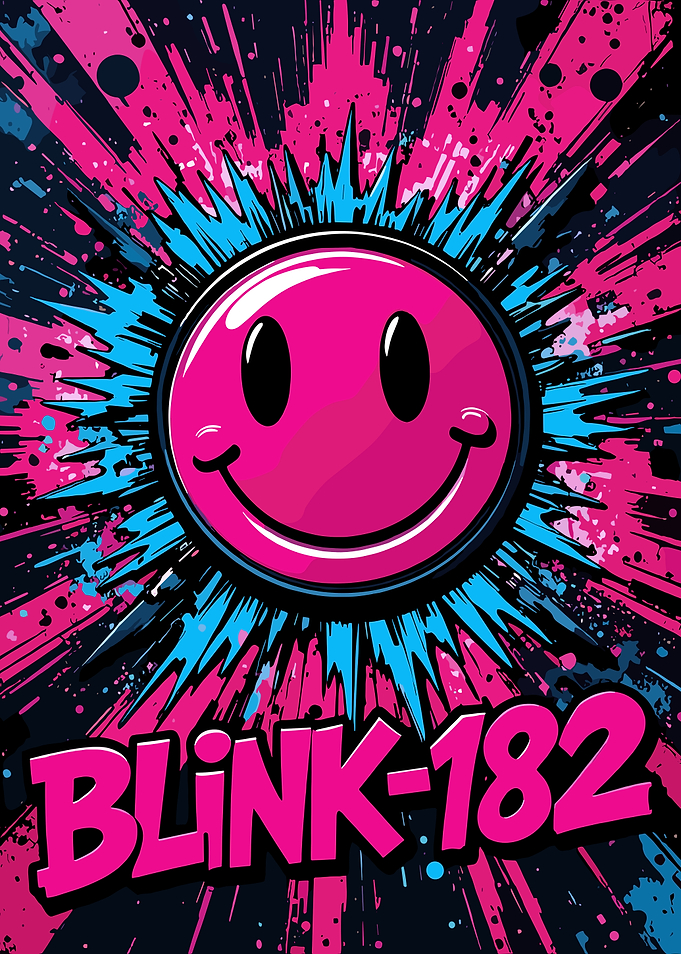 Blink-182 Smiley Face Explosion