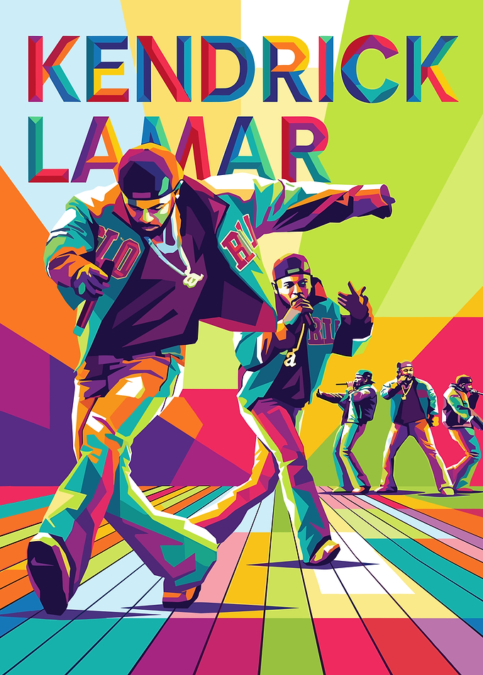 Kendrick Lamar Pop Art