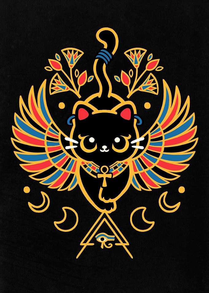 Cute Egyptian Cat Bastet