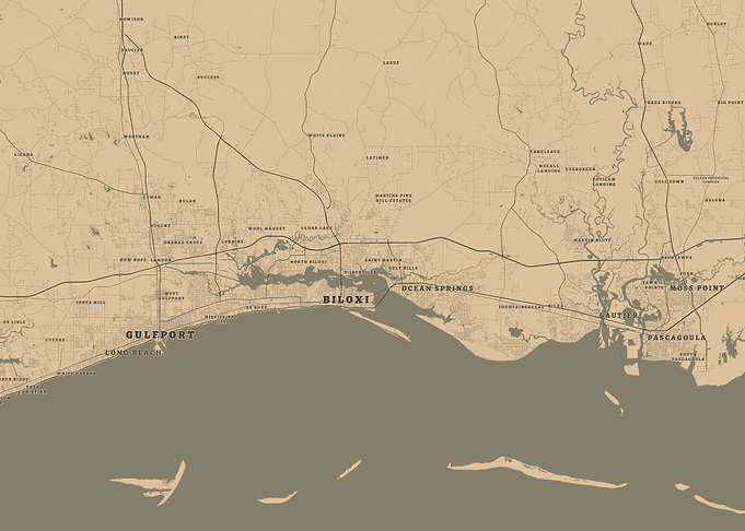 Biloxi and Gulfport, Mississippi