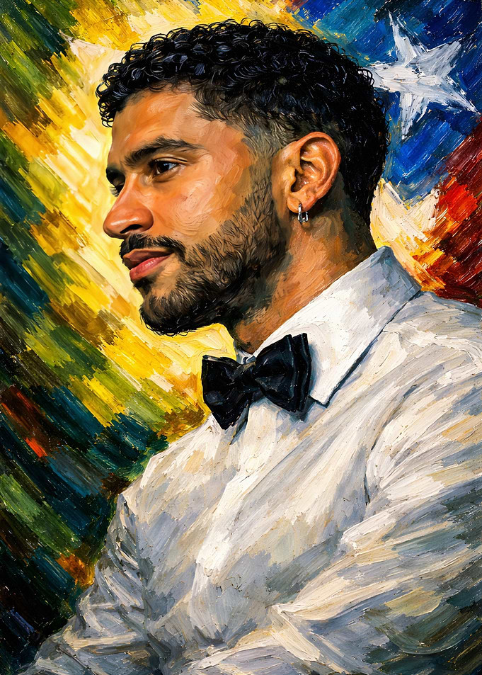 Bad bunny Portrait