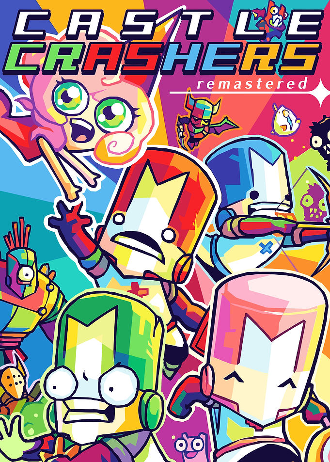 Castle Crashers Remastered Game Art