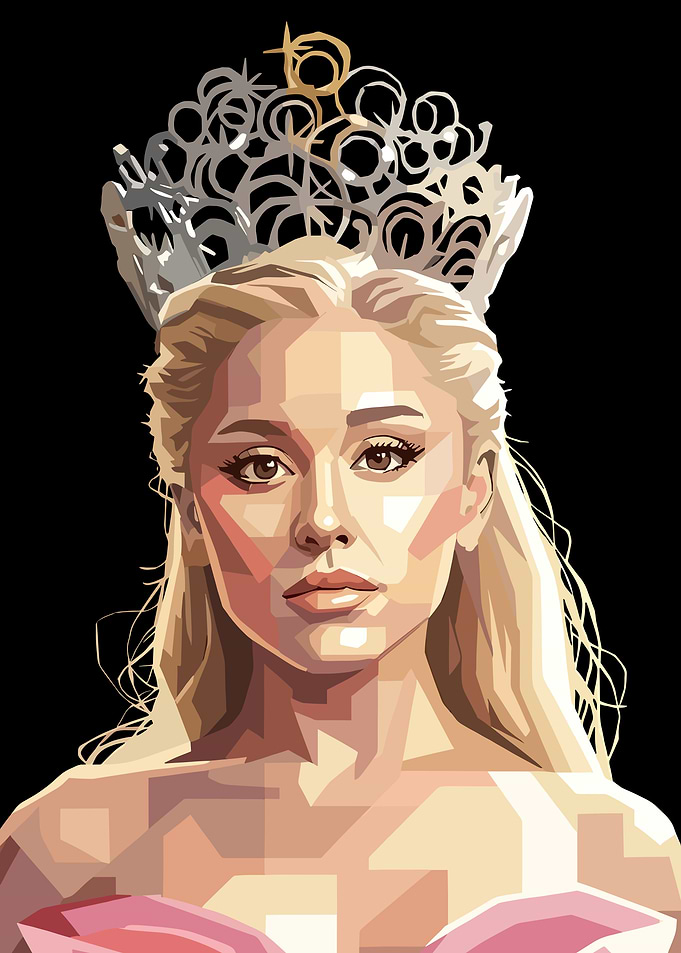 Pop Art Portrait of a Ariana Grande