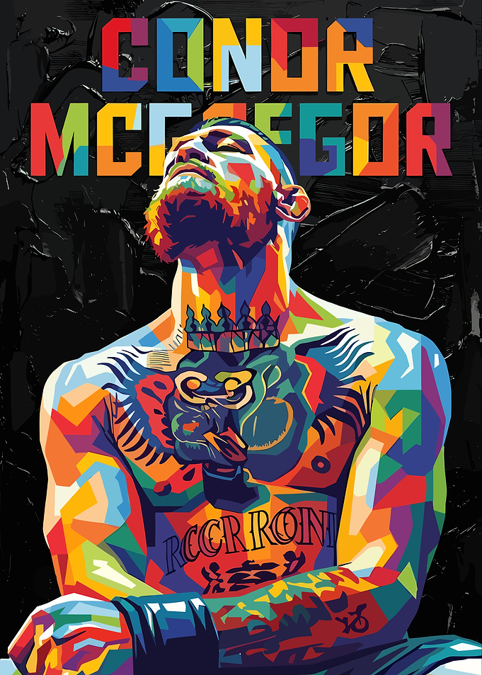 Conor McGregor Pop Art Portrait