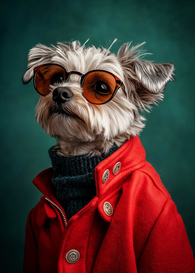Fashion Dog Wall Art