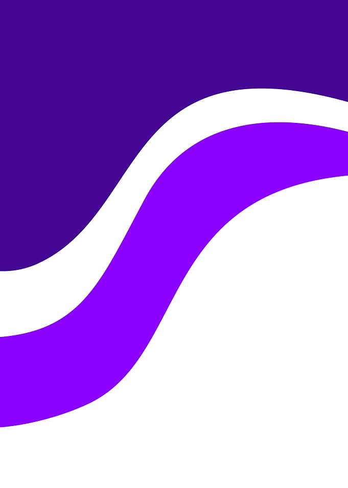 Abstract Purple and White Waves