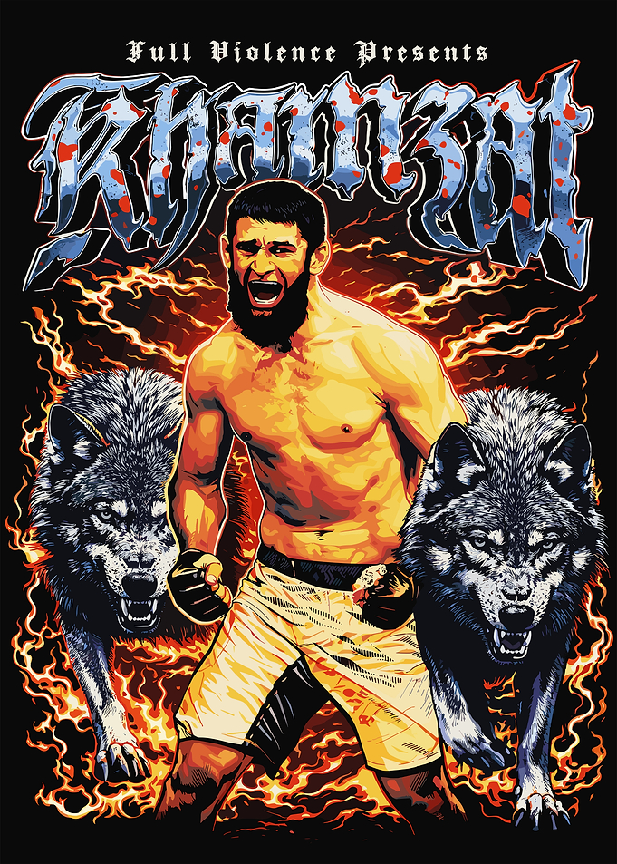 Khamzat Chimaev with Wolves