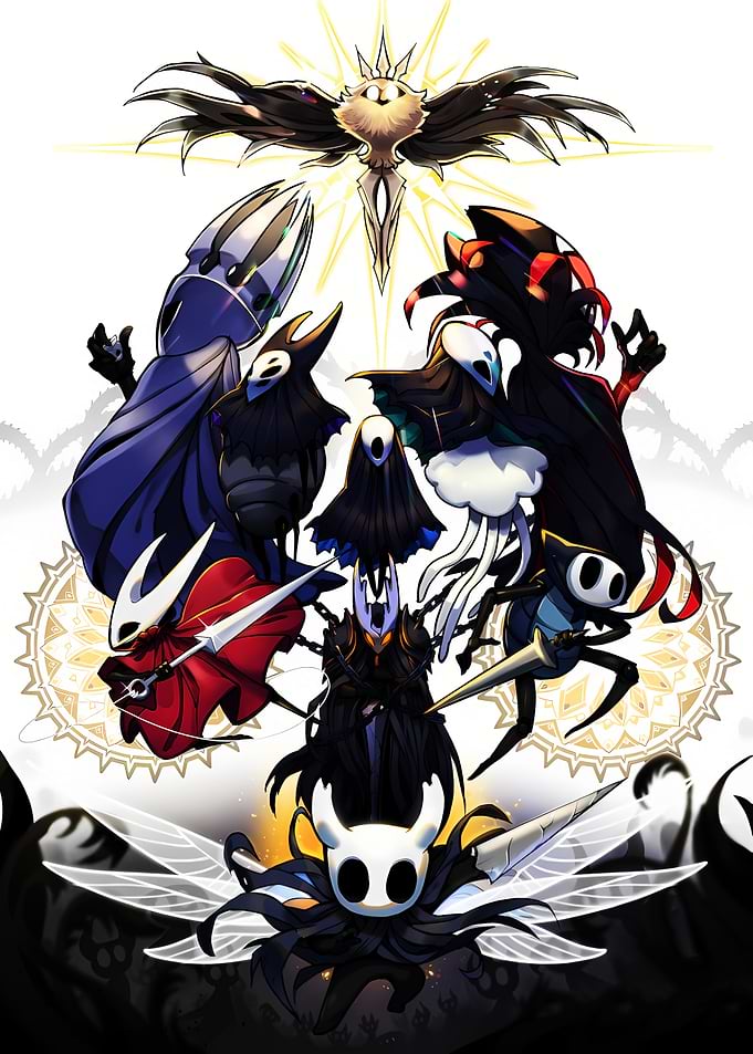 Hollow Knight Characters Gathering