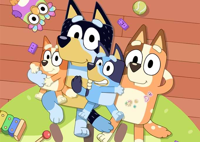 Bluey Family with Toys