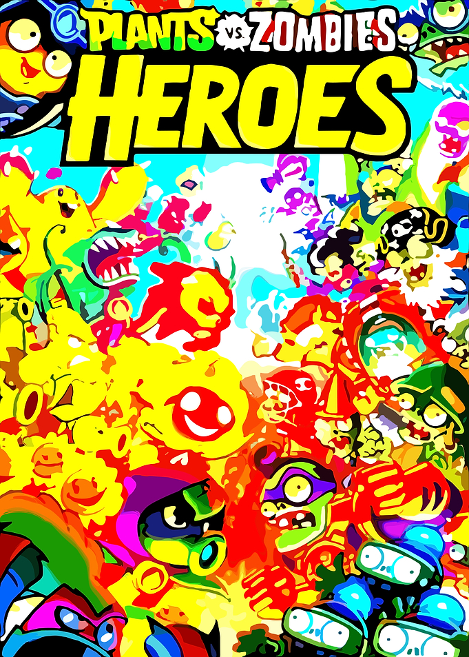 Plants vs Zombies Heroes Cover Art