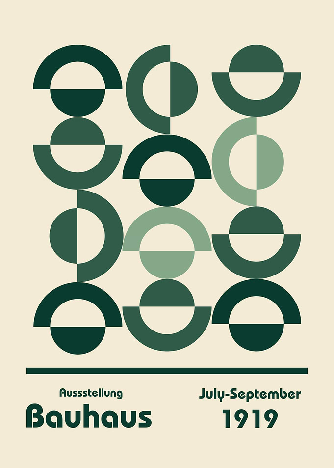 Bauhaus Exhibition Poster 1919