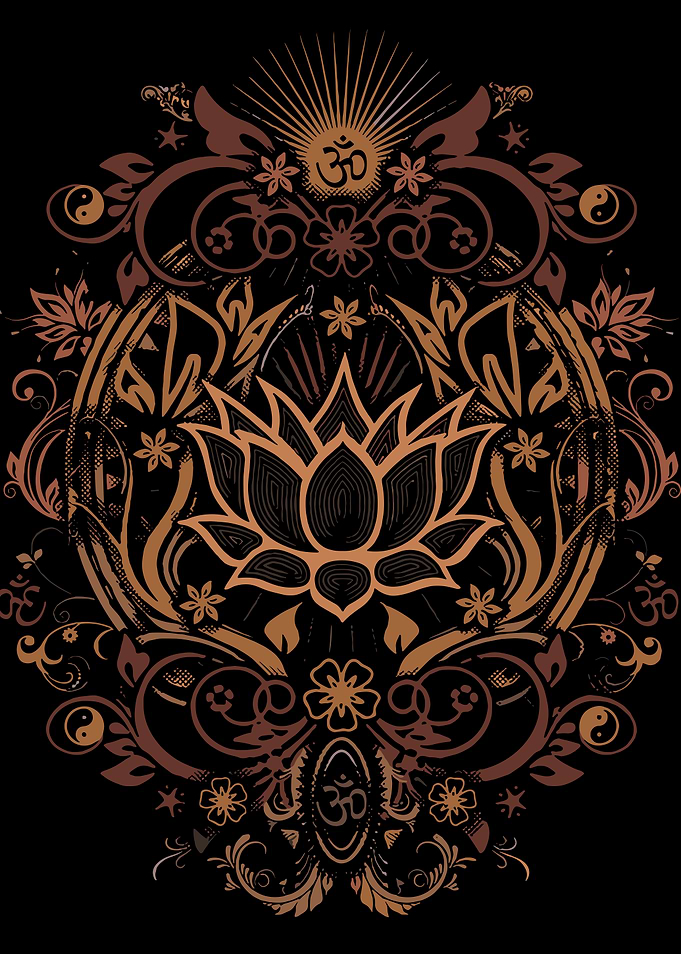 Om Symbol Lotus Mandala
