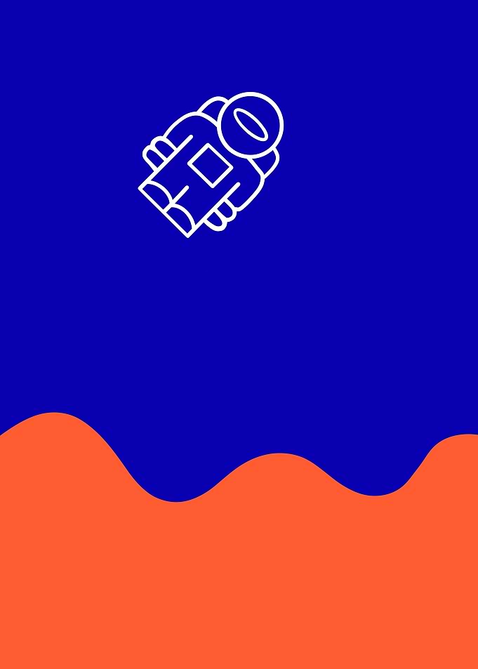 Astronaut floating in space