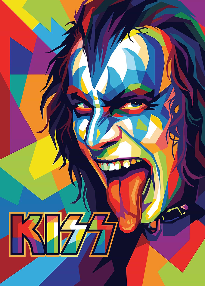 Gene Simmons KISS Pop Art