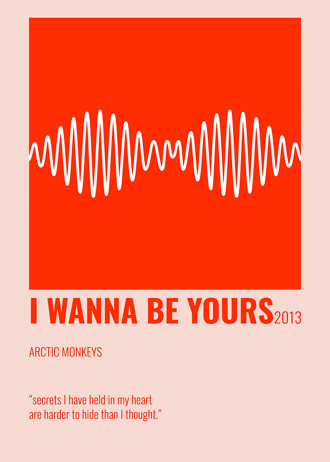 Arctic Monkeys I Wanna Be Yours Poster