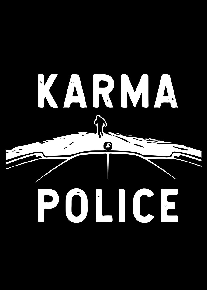 Karma Police Text and Graphic
