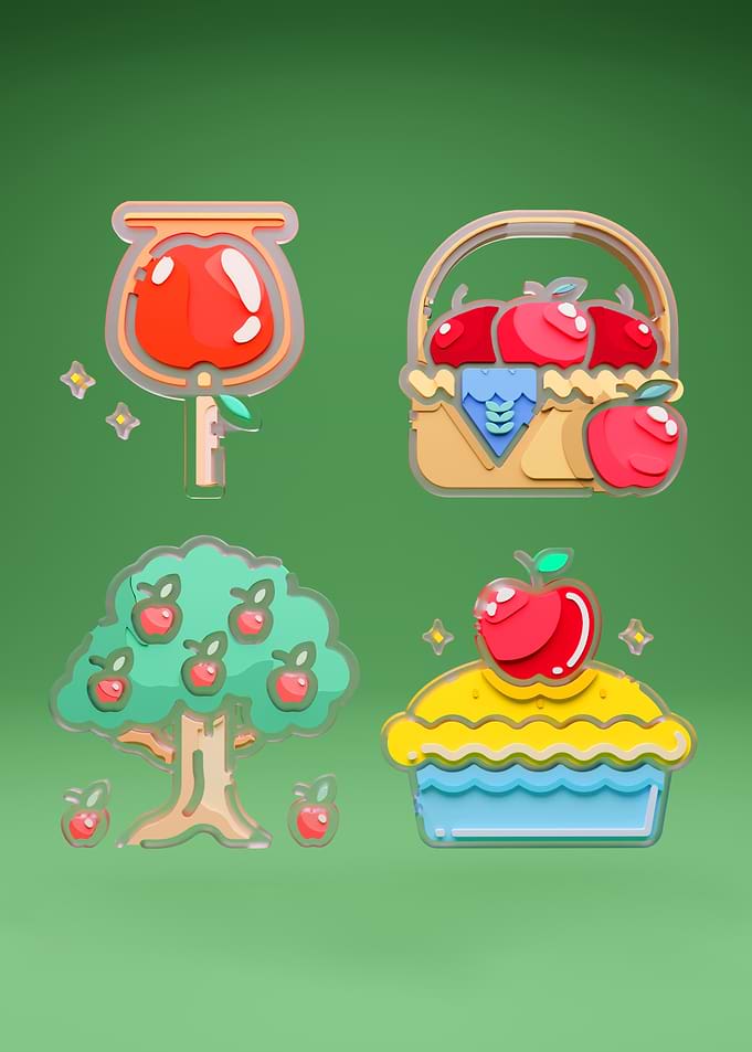 Apple Themed Food