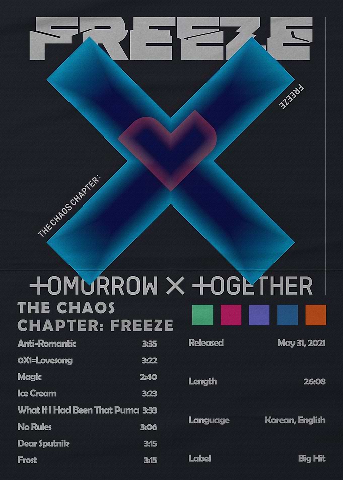 TXT The Chaos Chapter: Freeze Album Art