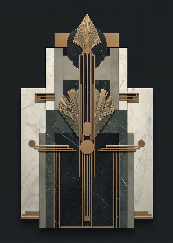 Art Deco Geometric Pattern