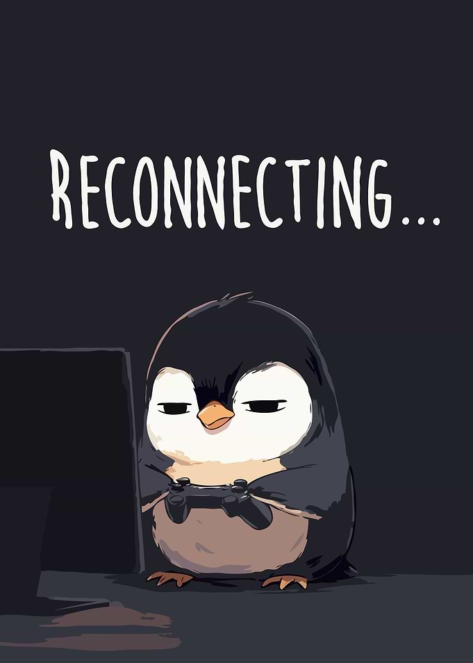Penguin Reconnecting to Game