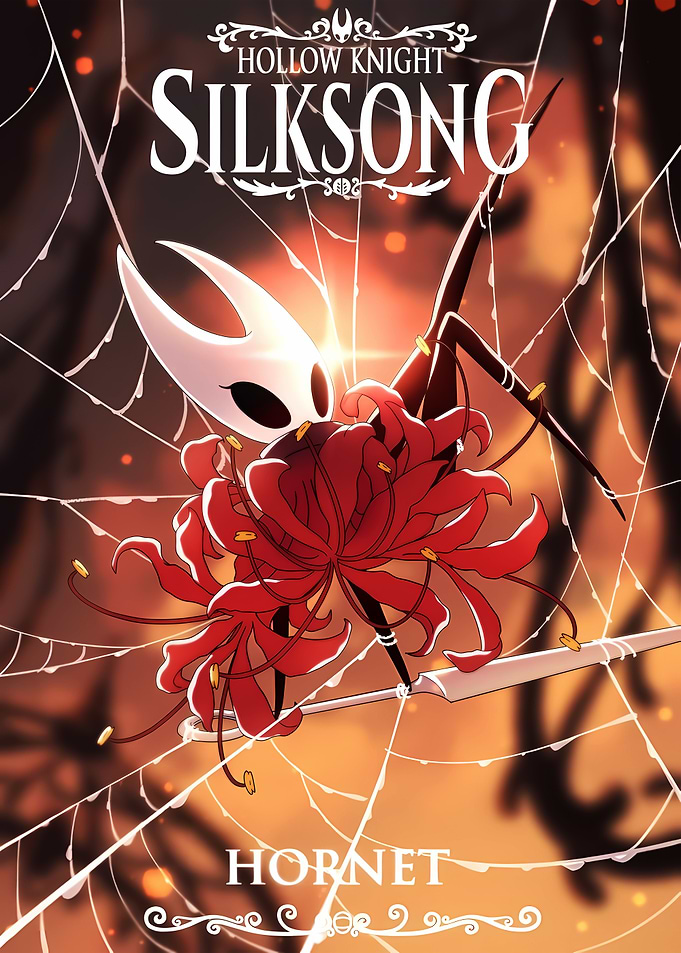 Hollow Knight Silksong Hornet Poster