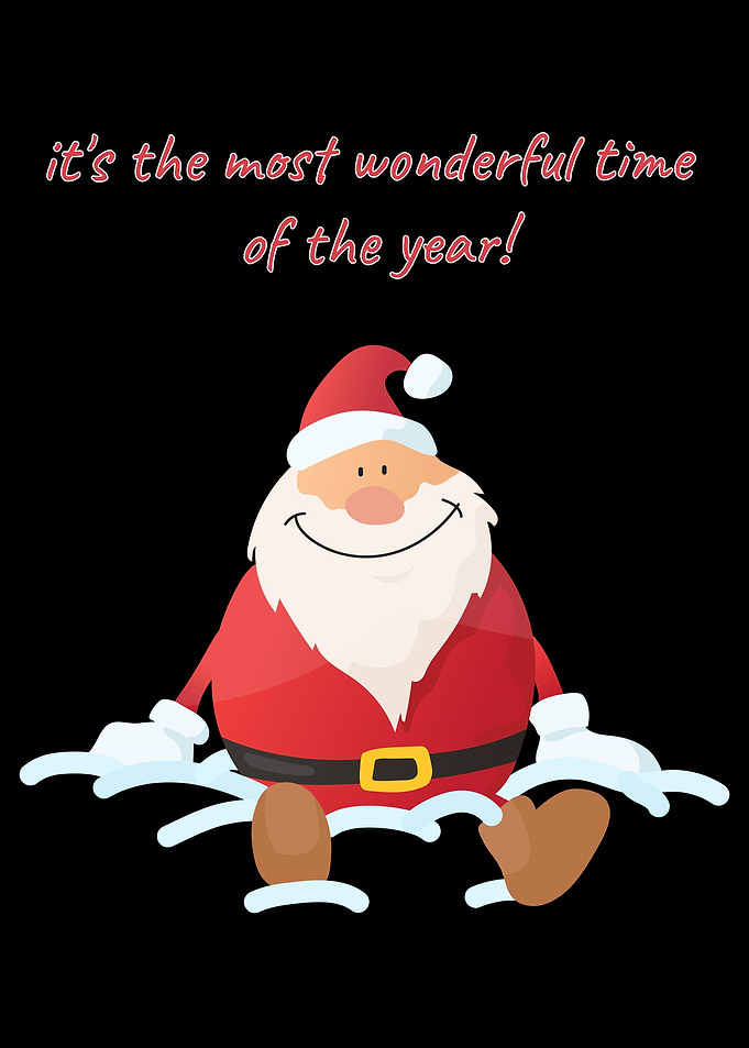 Santa Claus Christmas Greeting