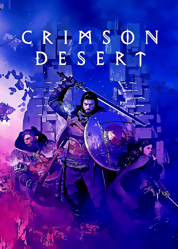Crimson Desert Game Poster Art