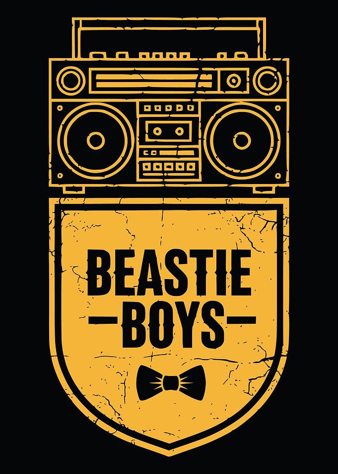 Beastie Boys Boombox and Bowtie