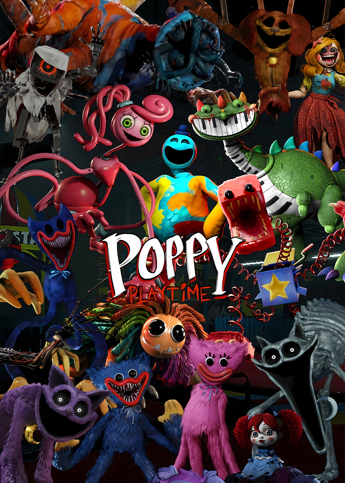 Poppy Playtime Characters Collage