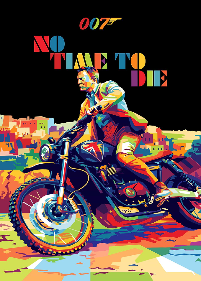 James Bond No Time To Die WPAP Art