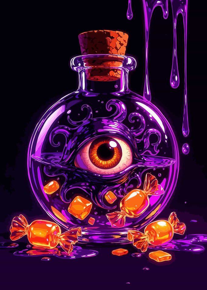 Mysterious Potion Bottle