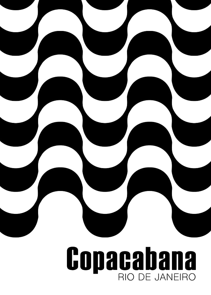 Copacabana Rio de Janeiro Pattern
