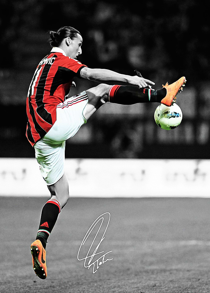Zlatan Ibrahimovic in Action