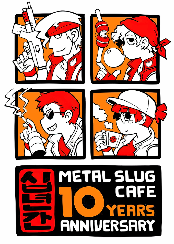 Metal Slug Cafe 10th Anniversary Art