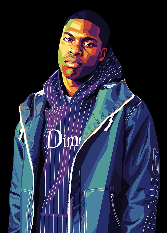 Daniel Caesar Pop Art