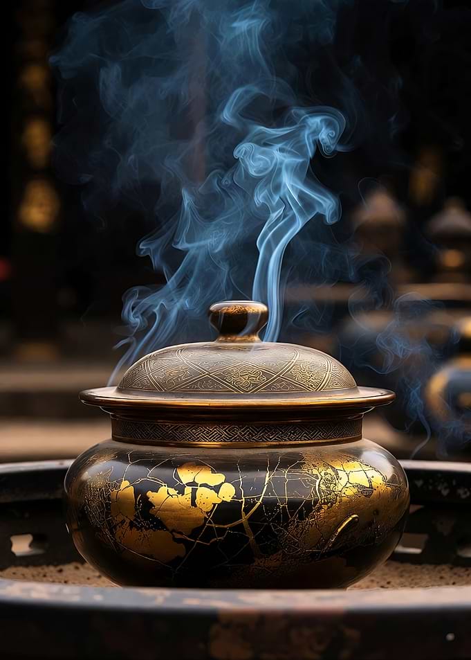 Kintsugi Incense Burner