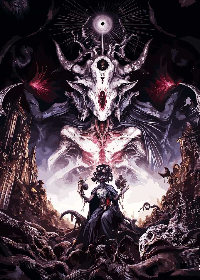 Demonic Entity with Eldritch Horrors