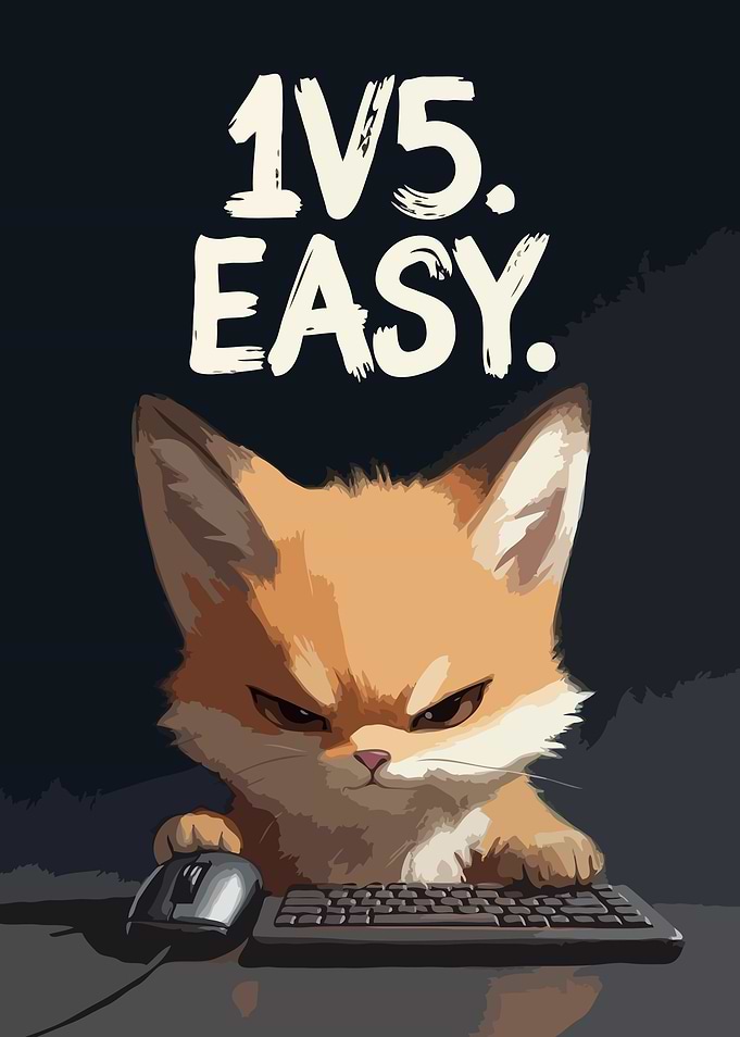 Cute Fox Gamer 1v5 Easy