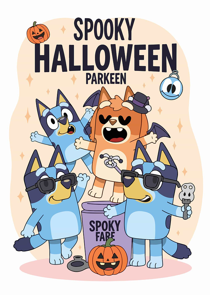 Bluey Halloween Parkeen