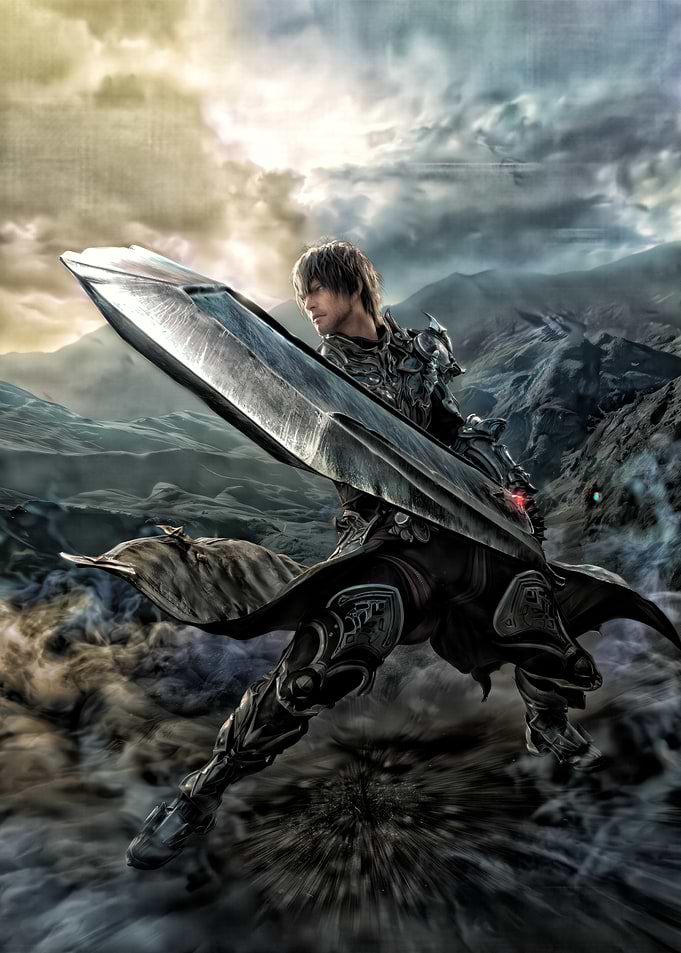 Warrior with Giant Sword