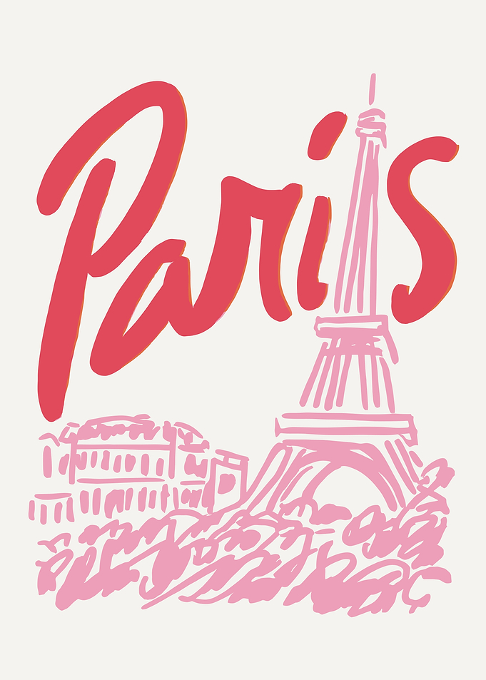 Paris Eiffel Tower Illustration