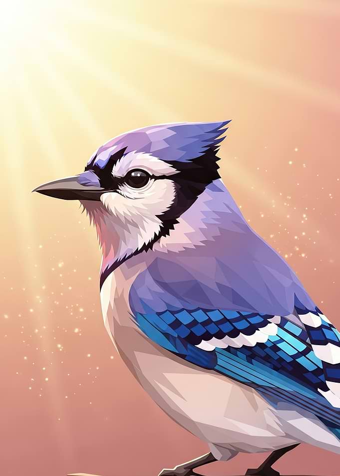 Blue Jay in Sunlight