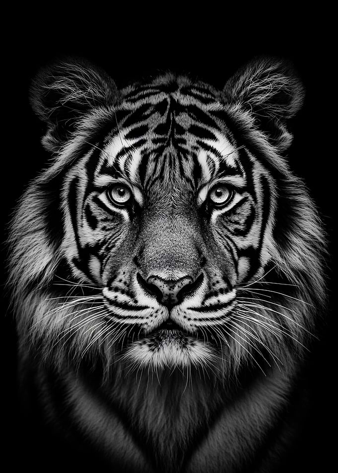 Close-up Tiger Portrait