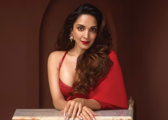 Kiara Advani in Red Dress