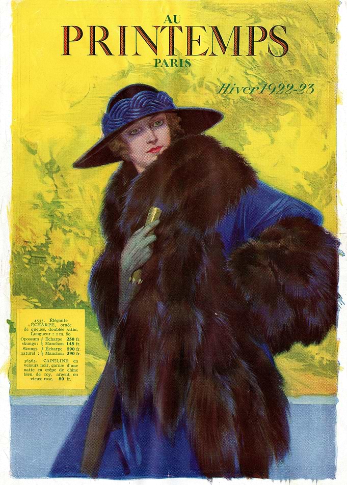 Vintage Fashion Advertisement